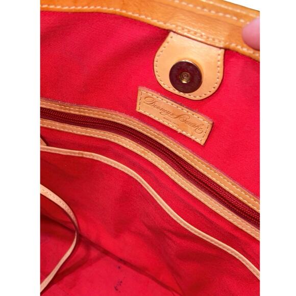 Dooney & Bourke Mustard Yellow Patent Leather Tote Bag - Picture 10 of 10